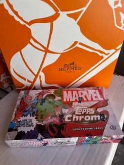 1x Marvel Topps Chrome 2024 Trading Cards I new sealed price is for 1 Box ! - Image 1