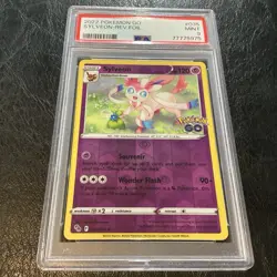 Sylveon - 035/078 - Reverse Holo Pokemon GO - PSA 9 - Pokemon TCG MINT FOIL CARD - Image 1
