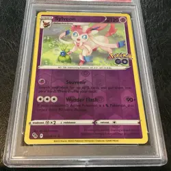 Sylveon - 035/078 - Reverse Holo Pokemon GO - PSA 9 - Pokemon TCG MINT FOIL CARD - Image 2