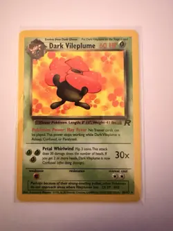 Pokemon Dark Vileplume TCG Team Rocket Card 30/82 Regular Rare Non-Holo - Image 1