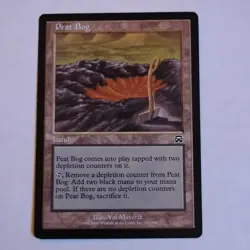 Mercadian Masques Peat Bog MTG Magic the Gathering NM - Image 1
