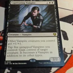 Magic The Gathering Captivating Vampire Creature Innistrad Remastered Black 0190 - Image 1