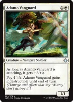 MTG Adanto Vanguard - Foil, Ixalan, Lightly Played, English - Image 1