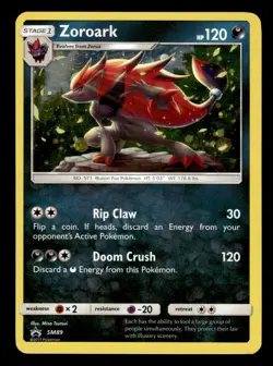 Zoroark SM89 Holo Black Star Promo Pokemon Card - Image 1