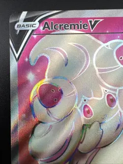 Alcremie V 064/072 Full Art Pokemon Sword & Shield Shining Fates Holo NM - Image 4