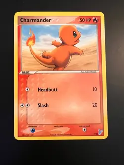 CHARMANDER 2/12 EX TRAINER KIT 2 MINUN POKEMON NM - Image 1