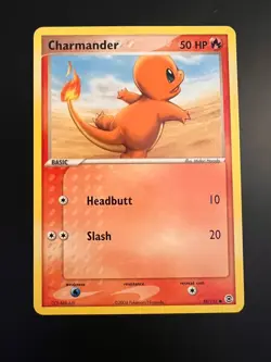 CHARMANDER 58/112 COMMON FIRERED & LEAFGREEN POKEMON NM - Image 1
