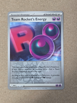 Destined Rivals Team Rocket's Energy #182/182 Reverse Holo Pokemon TCG - Image 1