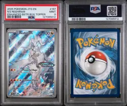 2025 POKEMON JOURNEY TOGETHER N'S RESHIRAM STAMPED PROMO 167/159 PSA 9 - Image 3