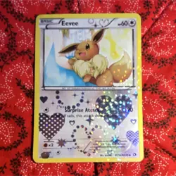 Pokemon Eevee RC14/RC25 Legendary Treasures Radiant Collection Holo Basic 60 HP… - Image 1