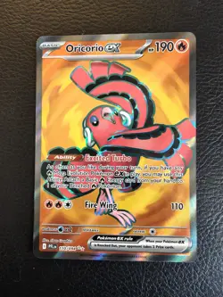 Pokemon TCG - Oricorio ex 110/094 Full Art Rare Phantasmal Flames Holo - Image 1