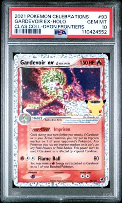 PSA 10 Gardevoir ex #93/101 2021 Pokemon Celebrations Classic Collection SWSH - Image 1