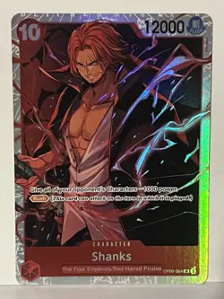 Shanks (004) SR OP09-004 Emperors in the New World NM One Piece Fast Ship - Image 1