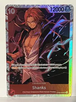 Shanks (004) SR OP09-004 Emperors in the New World NM One Piece Fast Ship - Image 1