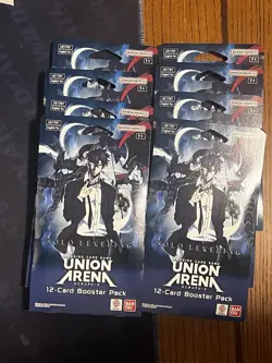 Union Arena Solo Leveling Sleeved Booster Pack 8 Packs - Image 1