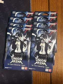 Union Arena Solo Leveling Sleeved Booster Pack 8 Packs - Image 2