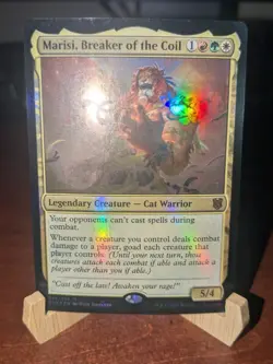 MTG: Marisi, Breaker of the Coil FOIL, LP Commander 2019 Mythic Creature Card!! - Image 2