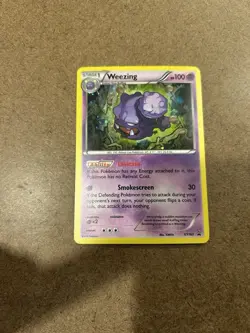 Weezing XY163 XY Black Star Promo Pokemon Card - Image 1