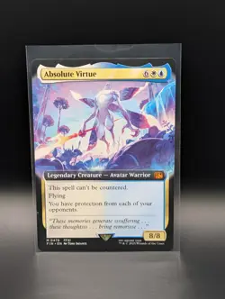 MTG - Absolute Virtue - EXTENDED ART - Legendary Creature - FIN #476 - Mythic NM - Image 1