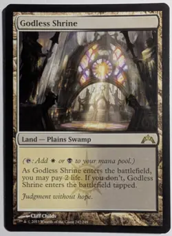 Godless Shrine x1 Gatecrash MTG Magic the Gathering LP/NM - Image 1