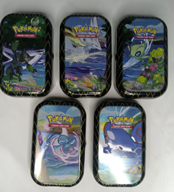 Pokemon Shining Fates EMPTY Mini Tin Lot NO PACKS/COINS ONLY Art Cards included. - Image 1