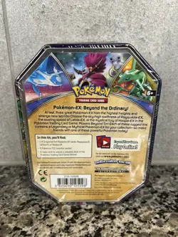 Pokemon 2016 Powers Beyond Rayquaza EX Tin Sealed - Image 2