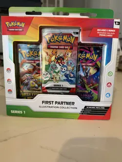 Pokemon TCG First Partner Illustration Collection Series 1 New Sealed In Hand! - Image 1