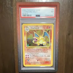 Pokemon Charizard 004/130 Base Set 2 Holo Rare PSA 7 Graded Card 120 HP - Image 1