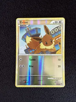 Pokemon TCG Eevee 47/90 Undaunted Reverse Holo LP - Image 1