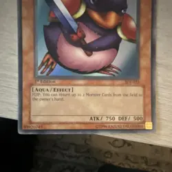 Konami Penguin Soldier SDJ-022 Starter Deck Joey Super Rare 1st Edition - Image 3