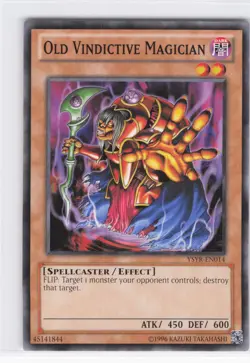 Old Vindictive Magician Common Starter Deck: Yugi Reloaded YSYR-EN014 Unlimited - Image 1