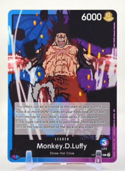 OP11-040 Monkey.D.Luffy (L) A Fist of Divine Speed - One Piece CCG - Image 1