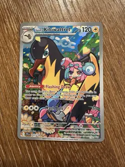 Iono's Kilowattrel 163/159 Journey Together Illustration Rare Pokemon Card NM - Image 1