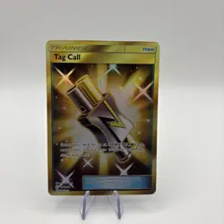 Pokemon TCG Tag Call Cosmic Eclipse Holo Card 270/236 Secret Rare - Image 1