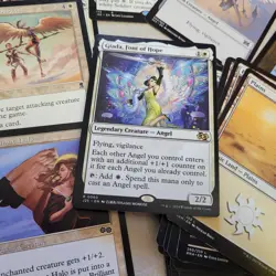 Commander Magic Deck MTG Cards = ALL 100 Pure White ***ANGELS*** Giada Font Hope - Image 1