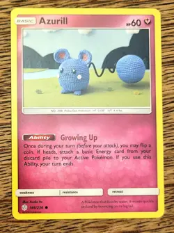 Azurill 146/236 Common SM - Cosmic Eclipse Pokemon Card - Image 1