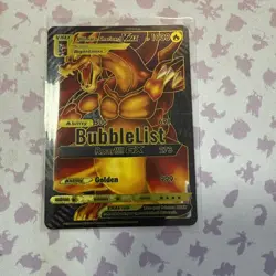 Pokemon Card Black Foil Fan Art Ultimate Charizard VMAX Hp 1000 - Image 1