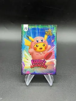 Kirby’s Adventure Holo Pikachu Cosplay Set 2025 Pokemon Chase Card 170 - Image 1