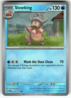 Slowking (Poke Ball Pattern) 019/131 Prismatic Evolutions NM Pokemon Card TCG - Image 1