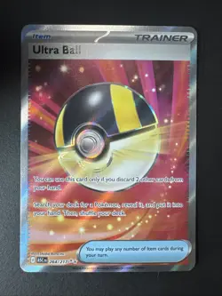 Ultra Ball 264/217 Ascending Heroes Full Art Holo Trainer-Item Pokemon TCG Card - Image 1