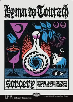 1x Hymn to Tourach - Extended Art NM Eng MTG - Secret Lair Drop - Image 1