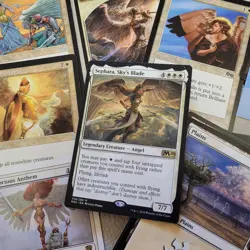 Commander Magic Deck MTG Cards = ALL 100 Pure White ***ANGELS*** Indestructible - Image 1