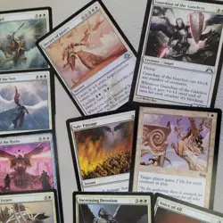 Commander Magic Deck MTG Cards = ALL 100 Pure White ***ANGELS*** Indestructible - Image 4