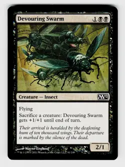 MTG, Magic 2012 (M12), Devouring Swarm, regular, No.91, C - Image 1