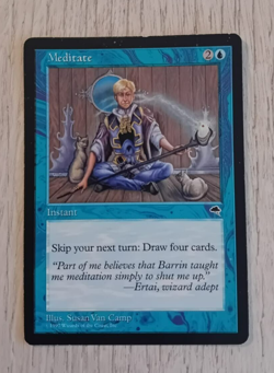 Meditate - Tempest— MTG - Image 1