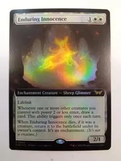 FOIL Enduring Innocence 368 EXTENDED ART Duskmourn: House of Horror MTG - Image 1