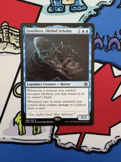 Grazilaxx, Illithid Scholar x1 Mtg Adventures in the Forgotten Realms - Image 1