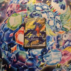 Pokemon TCG Cynthia's Garchomp EX 204 SVP Scarlet & Violet Promo Near Mint - Image 1