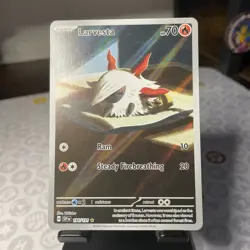 Larvesta 196/191 IR Surging Sparks Pokemon TCG - Image 1