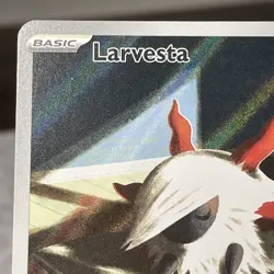 Larvesta 196/191 IR Surging Sparks Pokemon TCG - Image 2